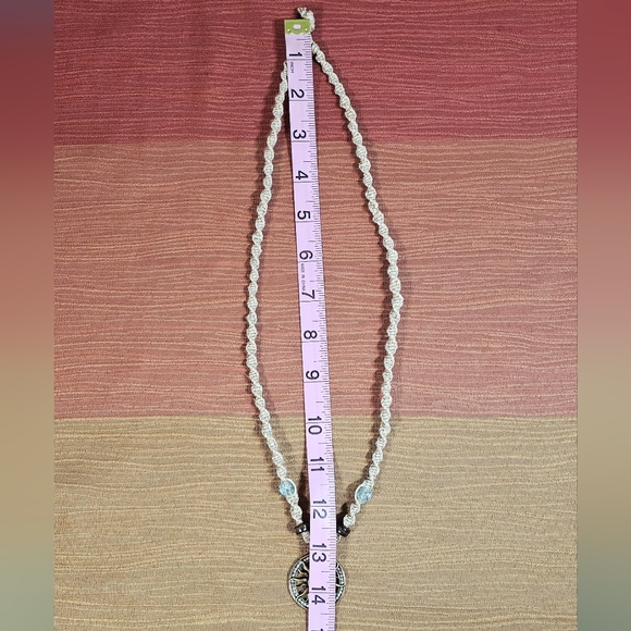 Sun Pendant Hemp Necklace - Picture 6 of 8